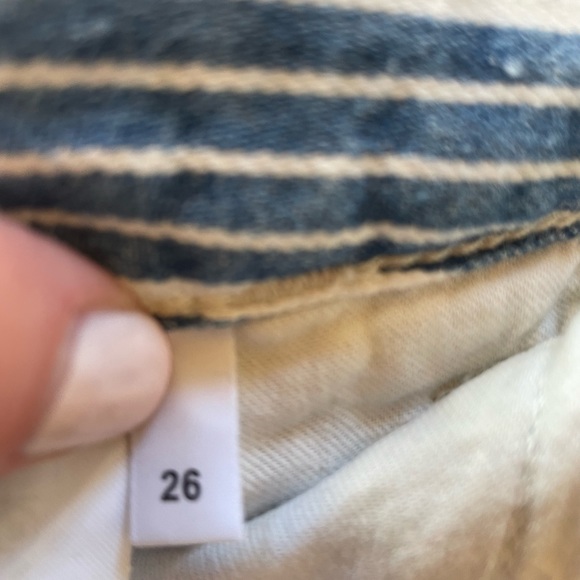 CLOSED Denim Jeans Blue and White Stripe size 26 - Picture 8 of 11